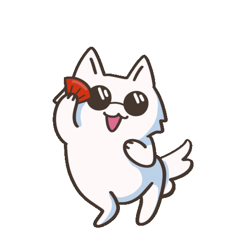 Cat Dancing Sticker