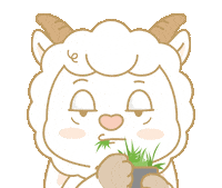 吃 Sticker by EVANS艾特兔