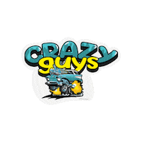 Pm Crazy Guys Sticker by Performance Motors