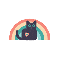 Rainbow Gay Sticker by Queen City Yarn