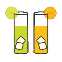 _larufi drink cheers drinks juice Sticker