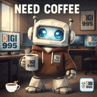 Tired Coffee Time GIF by Digi 995