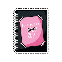 LaRocCosmetics 2020 2021 diary laroc Sticker