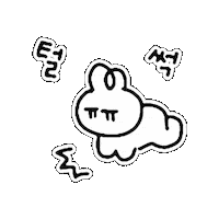 Rabbit うさぎ Sticker