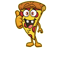 Happy Pizza Pie Sticker by Pixel Parade App