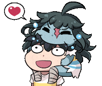 Zombie Girl Eating Sticker by Jin