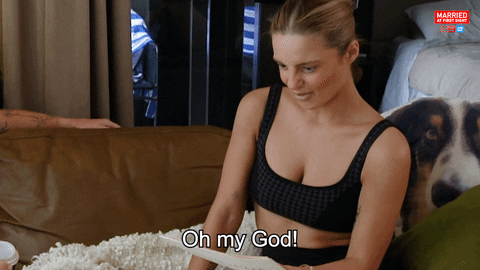 Oh My God Reaction GIF by Married At First Sight