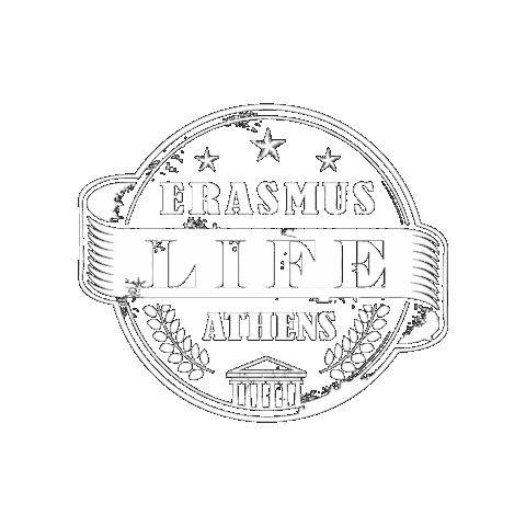 Internationallifeathens giphygifmaker party erasmus esn Sticker