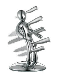 Design Knife Sticker by Raffaele Iannello®