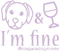 TorontoDogMoms dog mom dogmom dogs and wine wine and dogs Sticker