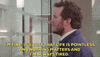 parks and recreation parks and rec andy chris pratt bad day GIF