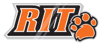 athletics paw Sticker by Rochester Institute of Technology