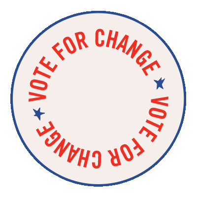 2020 Election Vote Sticker by Clare V.