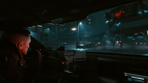 Keanu Reeves Cyberpunk GIF