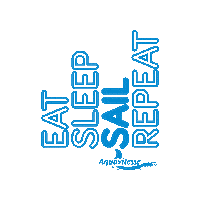 Sailing Zeilen Sticker by Aquavitesse