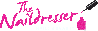 Thenaildresser pink glitter nail tech nail artist Sticker