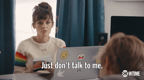 don't talk to me frankie shaw GIF by Showtime