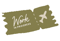 Workinprogress Sticker by Doo studio