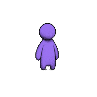 topiaio art chill relax purple Sticker