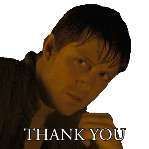 A Knight Of The Seven Kingdoms Thank You Sticker by Game of Thrones
