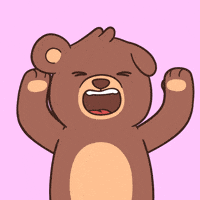 Teddy Bear Wow GIF by BEARISH