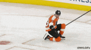 Hat Trick Reaction GIF by Philadelphia Flyers