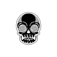 black and white horror GIF
