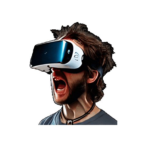 Vr What Sticker by Preneura