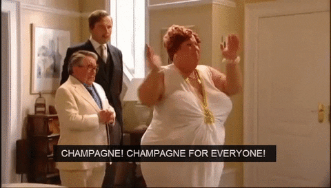 everyone champagne GIF