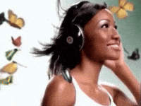 Headphones Singing GIF