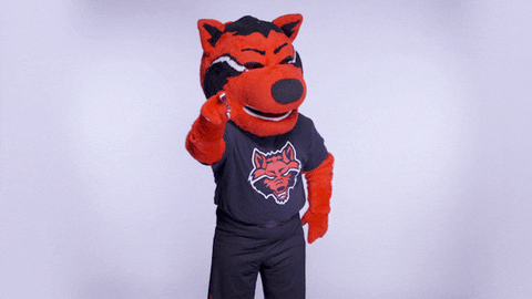 Red Wolves Thumbs Up GIF by Arkansas State University