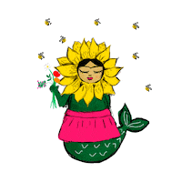 Flower Sticker