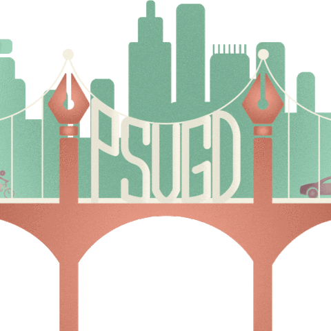 Psugd Sticker by Portland State Graphic Design