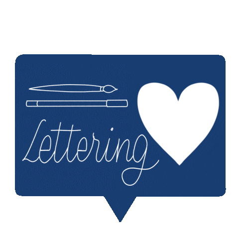 Lettering Love Sticker by Increase Creativity