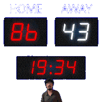 43 Away Sticker