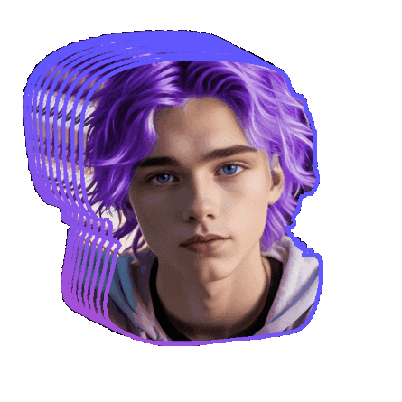 Jackson Sticker by Tasha Zima