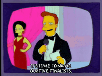 Season 4 Awards GIF by The Simpsons