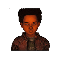 The Walking Dead Game Stare Sticker