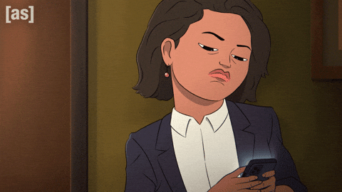 Bored Text GIF by Adult Swim