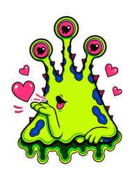 Heart Kiss Sticker