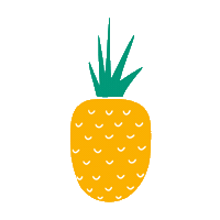 Fruit Pineapple Sticker
