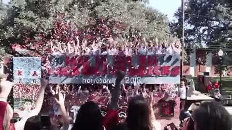 Football Spirit GIF by University of Louisiana at Lafayette