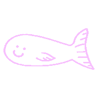 DianaGysevskaya fish bubble bath bathtime Sticker