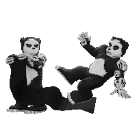Crypto Falling Sticker by Endangered Labs