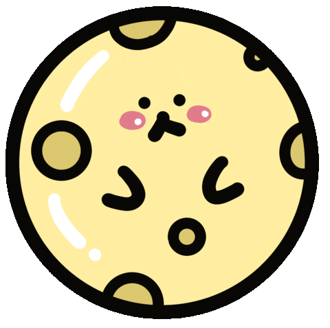 Happy Full Moon Sticker by Playbear520_TW