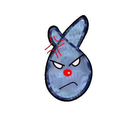 utriantoindrawan_art angry dust dustball Sticker
