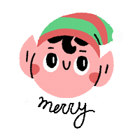 New Year Christmas Sticker by Anya P.
