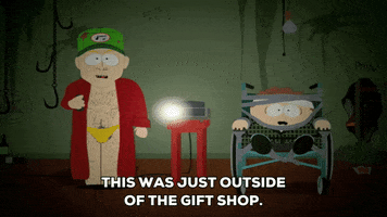 scared eric cartman GIF by South Park 
