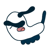 Flying Blown Away Sticker