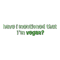 SkyBlueMediaHQ vegan plant based i am vegan skyblue media Sticker
